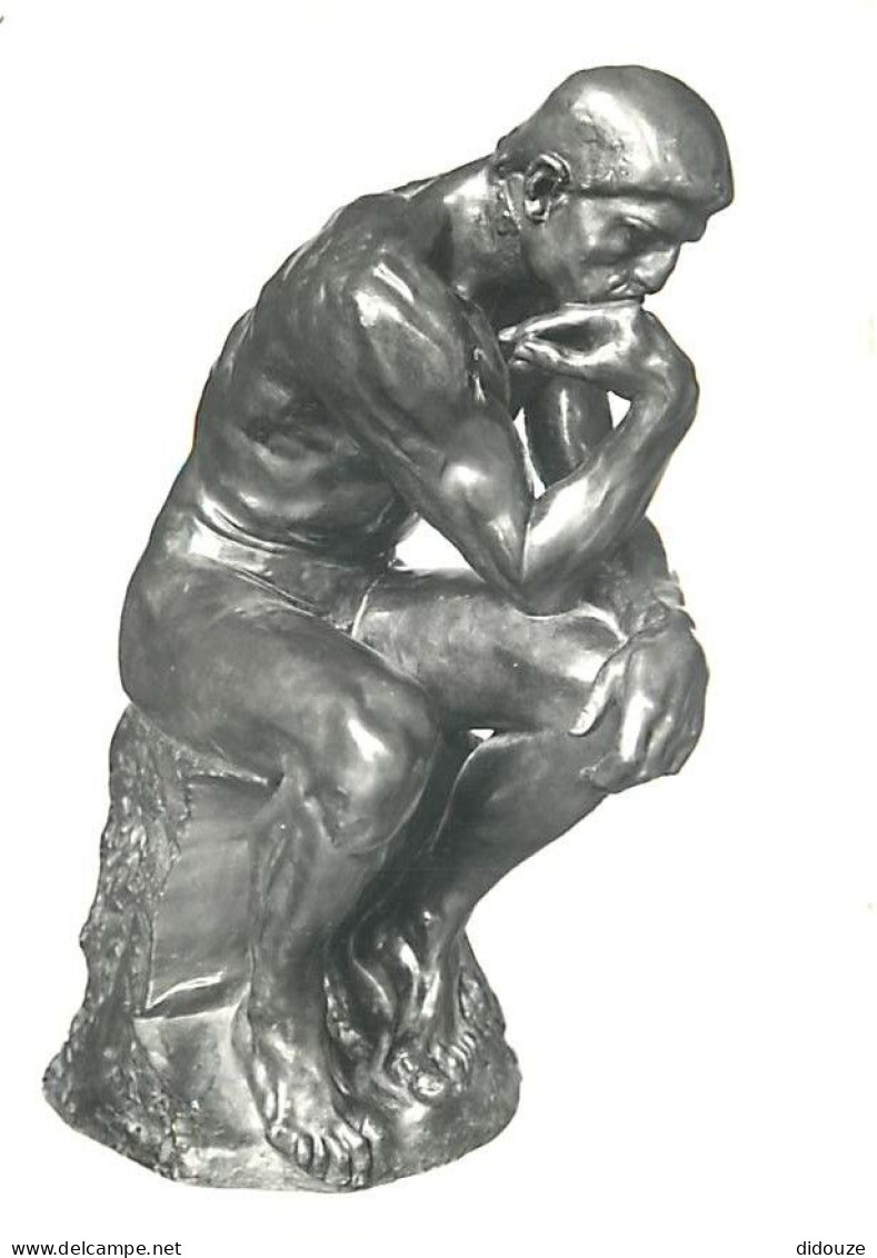 Art - Sculpture - Auguste Rodin - Le Penseur - Musée Rodin De Paris - CPSM Grand Format - Carte Neuve - Voir Scans Recto - Sculpturen