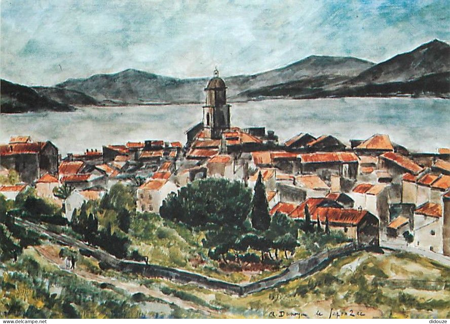 Art - Peinture - André Dunoyer De Segonzac - Saint-Tropez Vu De La Citadelle Vers 1 950 - CPM - Carte Neuve - Voir Scans - Malerei & Gemälde