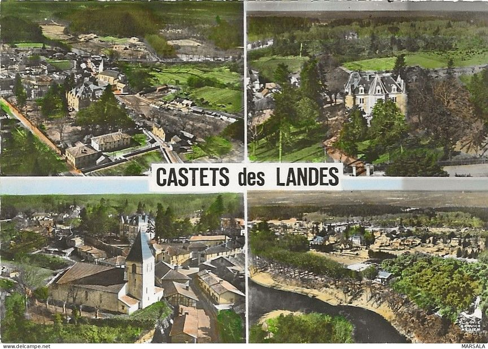 CPSM  Castets Des Landes Multivue - Castets