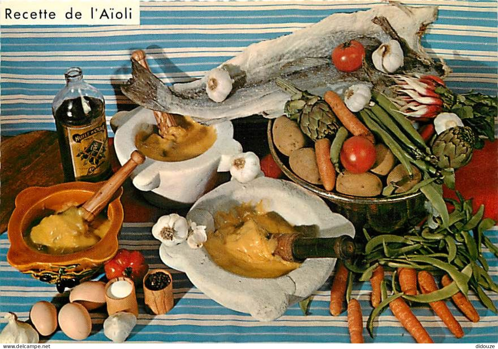 Recettes De Cuisine - Aïoli - Carte Neuve - Gastronomie - CPM - Voir Scans Recto-Verso - Küchenrezepte