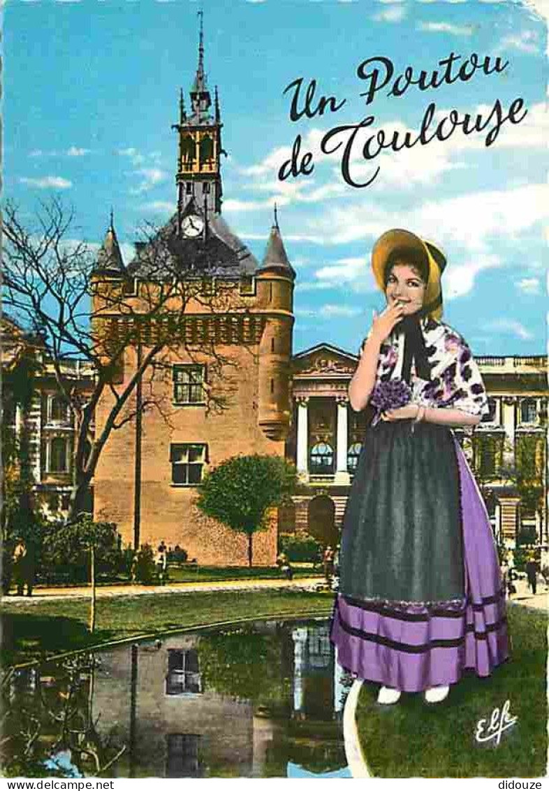 Folklore - Costumes - Toulouse - Cité Des Violettes - Donjon Du Capitole - Le Baiser De Toulouse - CPM - Voir Scans Rect - Costumes