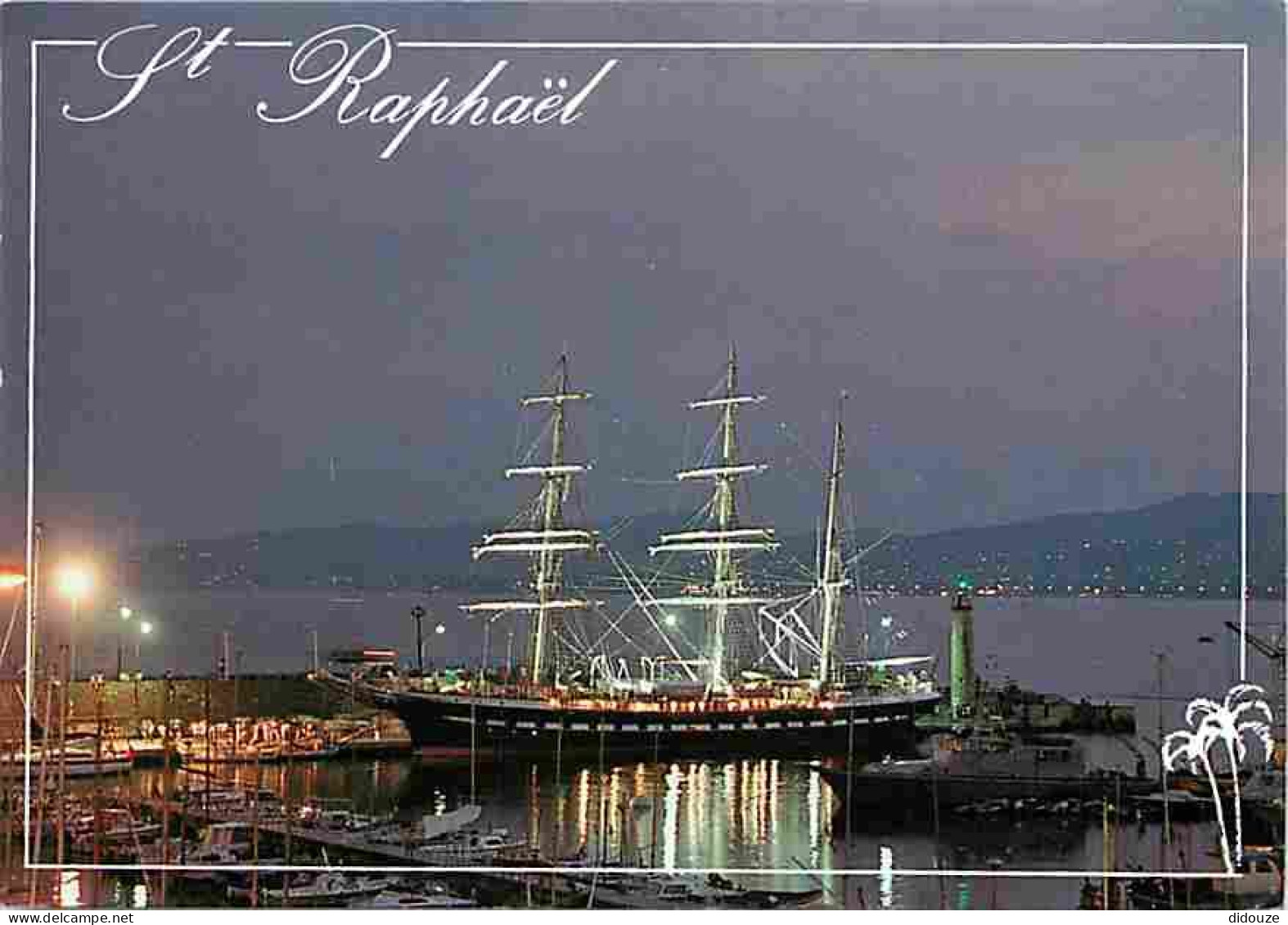 Bateaux - Voiliers - Saint Raphael - Vue De Nuit - CPM - Voir Scans Recto-Verso - Sailing Vessels