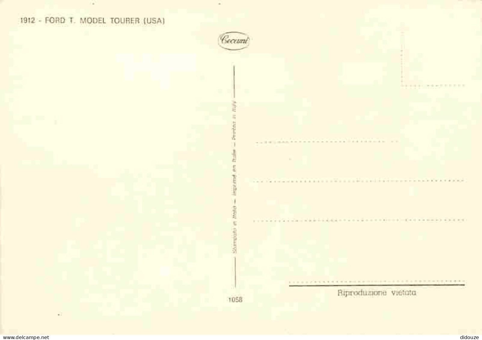 Automobiles - Ford T Model Tourer - Carte Neuve - CPM - Voir Scans Recto-Verso - Passenger Cars