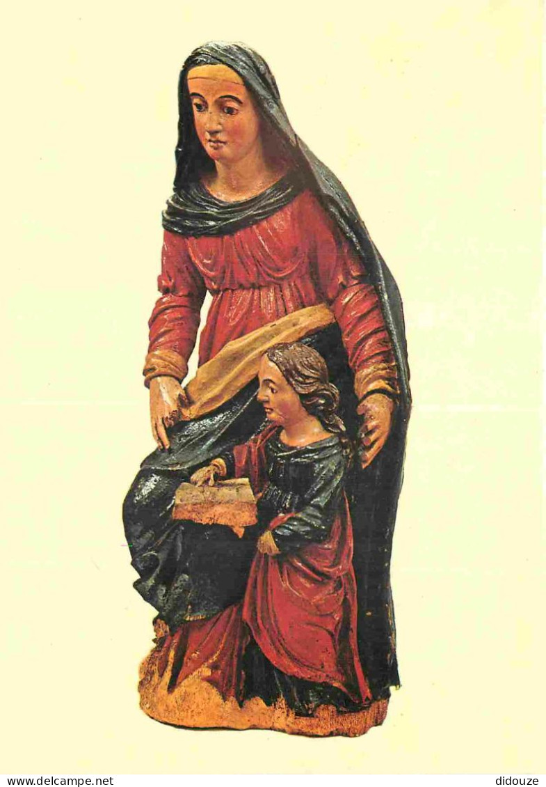 87 - Le Dorat - Intérieur De La Collégiale Saint-Pierre - Statue De Sainte Anne Et La Vierge Enfant - CPM - Carte Neuve  - Le Dorat