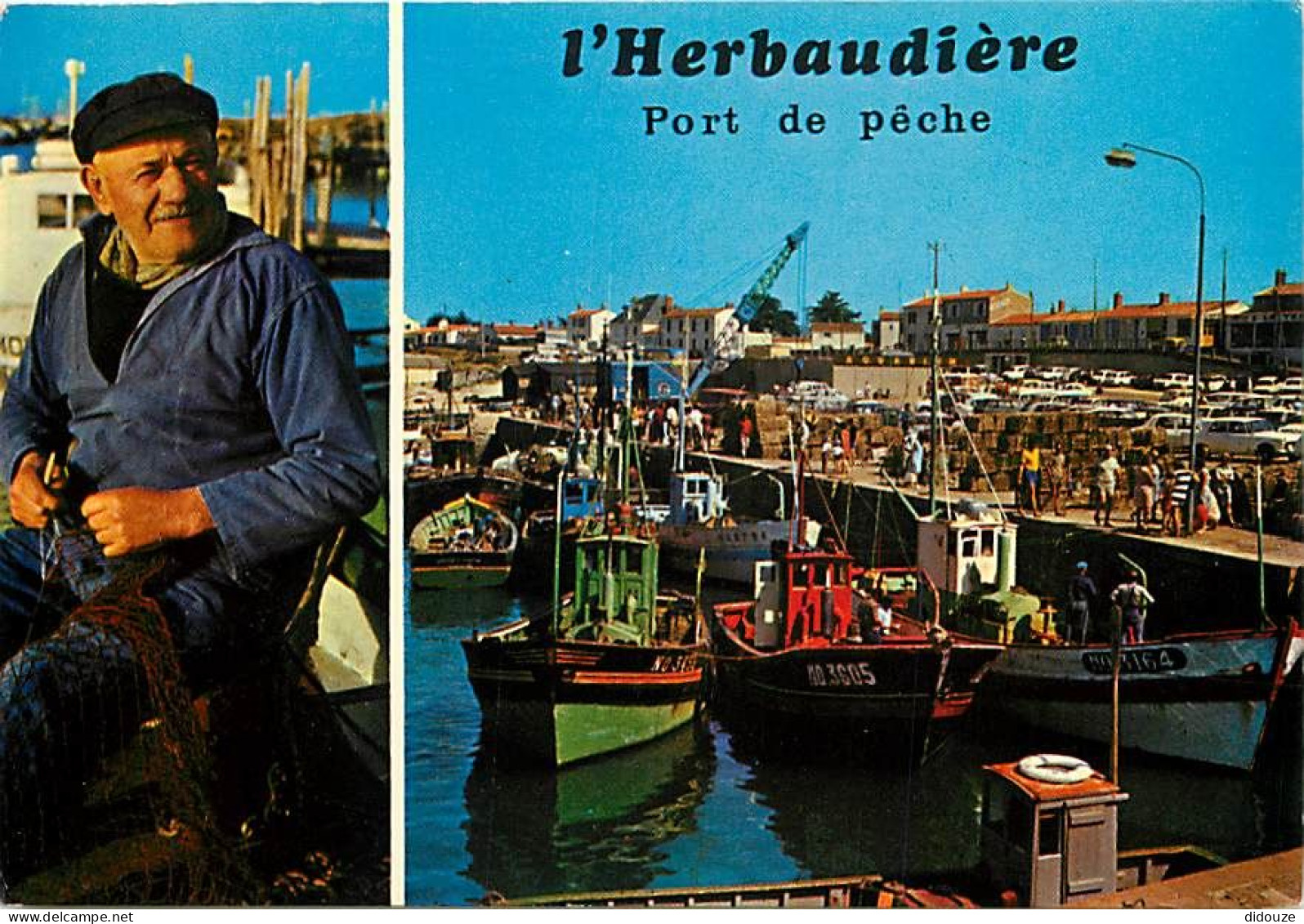 85 - Ile De Noirmoutier - L'Herbaudière - Multivues - Bateaux - Pecheurs - CPM - Voir Scans Recto-Verso - Ile De Noirmoutier