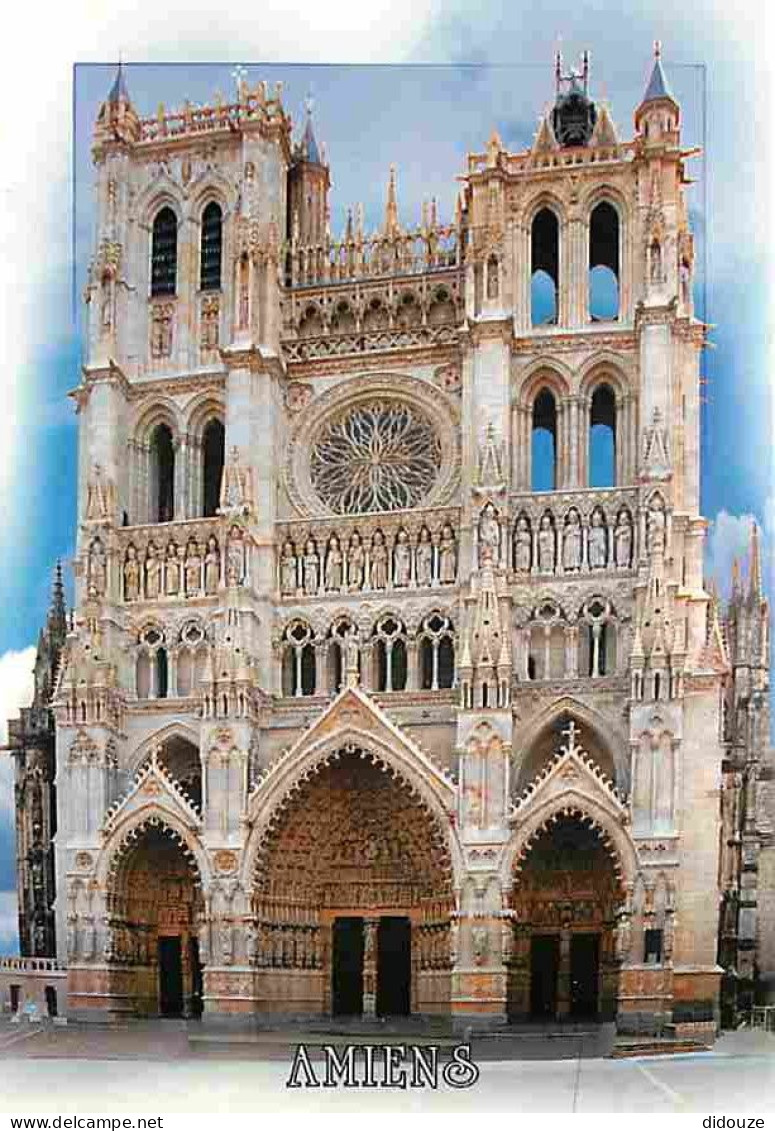 80 - Amiens - La Cathédrale Notre Dame - La Façade - Carte Neuve - CPM - Voir Scans Recto-Verso - Amiens