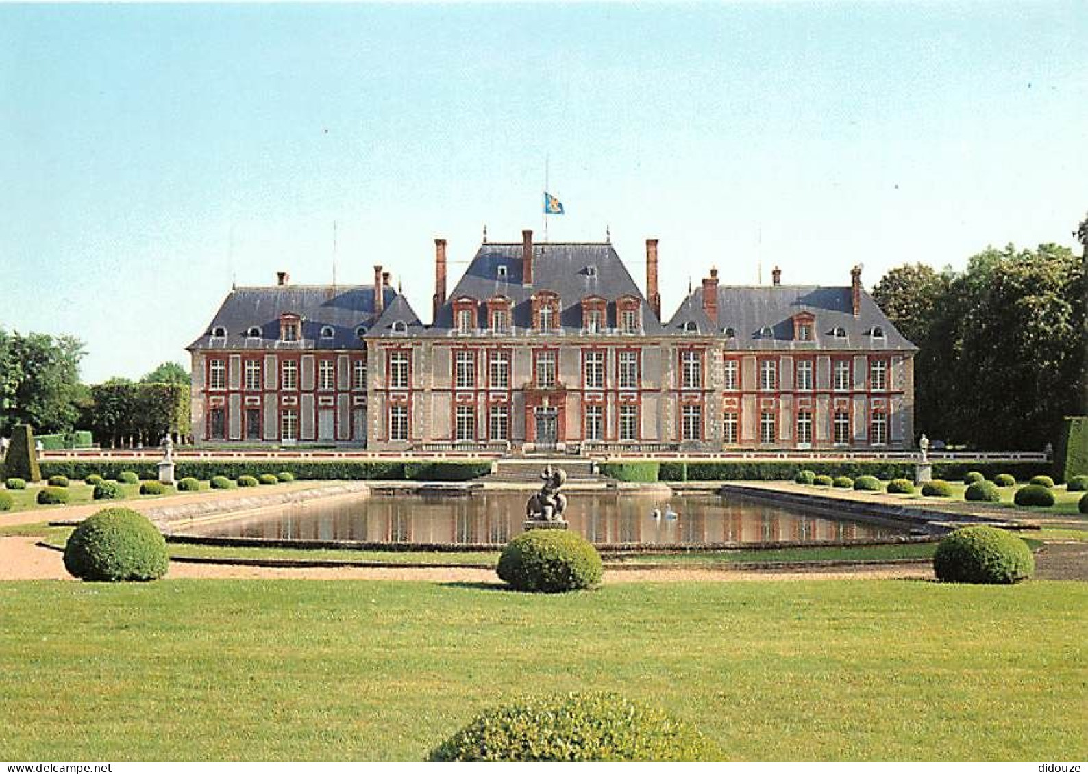 78 - Choisel - Le Château De Breteuil - La Façade Côté Jardins Et Le Miroir D'eau - CPM - Carte Neuve - Voir Scans Recto - Sonstige & Ohne Zuordnung