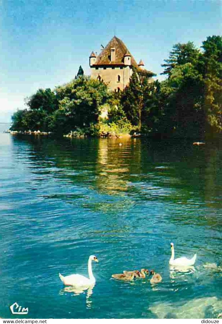 74 - Yvoire - Cité Médiévale - Le Château - Cygnes - CPM - Voir Scans Recto-Verso - Yvoire