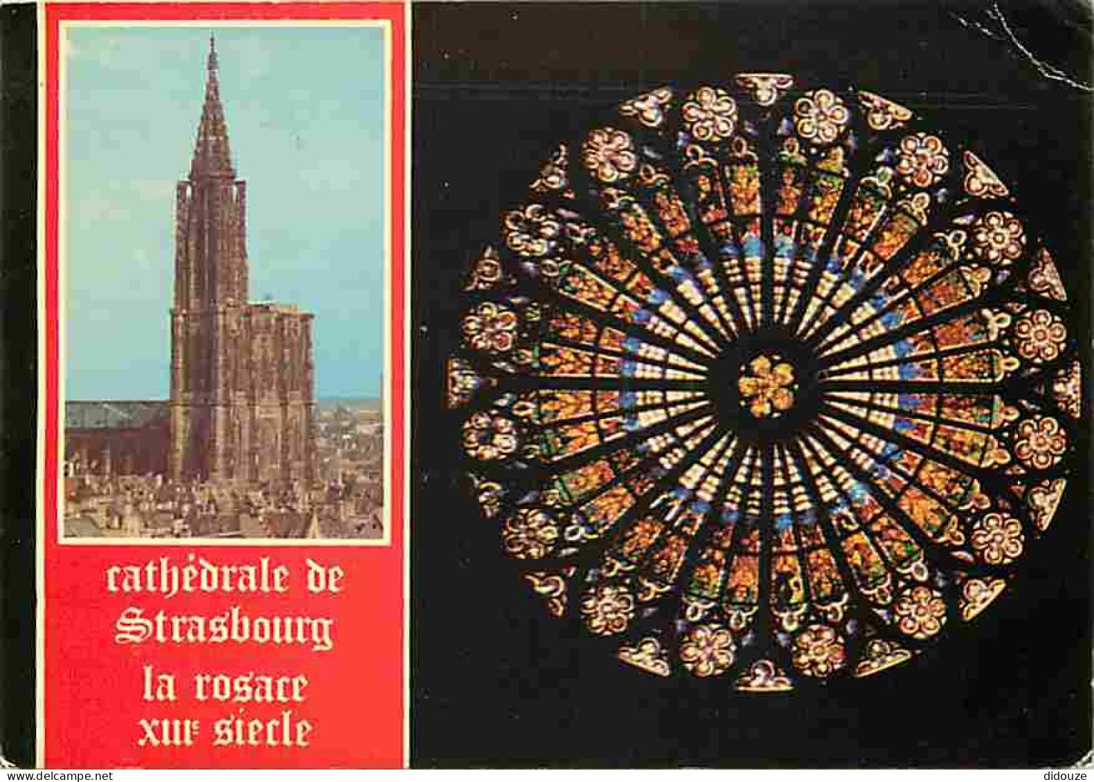 67 - Strasbourg - La Rosace De La Cathédrale - Etat Pli Visible - CPM - Voir Scans Recto-Verso - Strasbourg