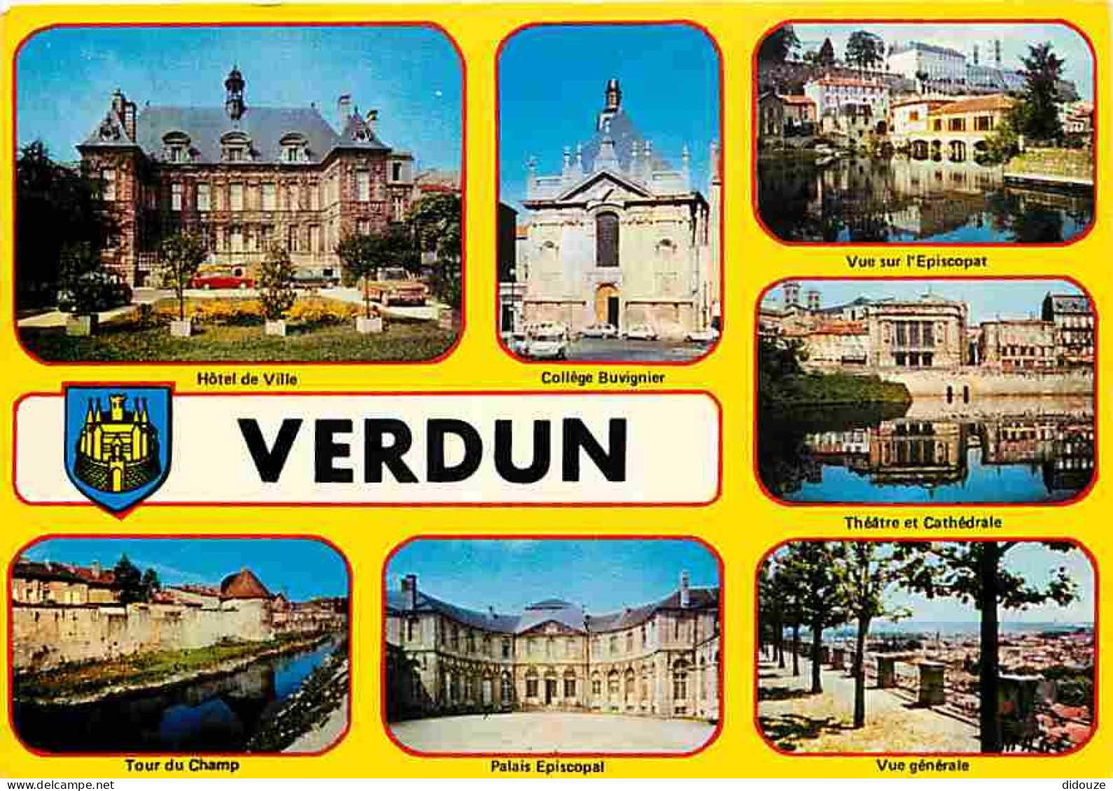 55 - Verdun - Multivues - Automobiles - Blasons - Carte Neuve - CPM - Voir Scans Recto-Verso - Verdun