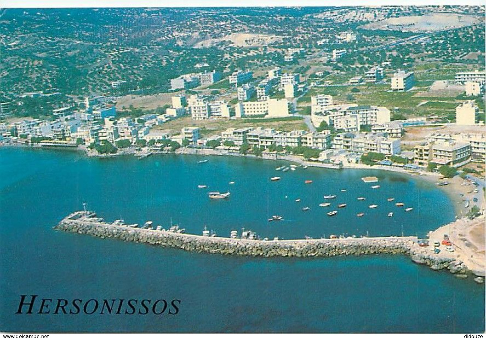 Grèce - Hersonissos - Vue Générale Aérienne - Carte Neuve - CPM - Voir Scans Recto-Verso - Grèce