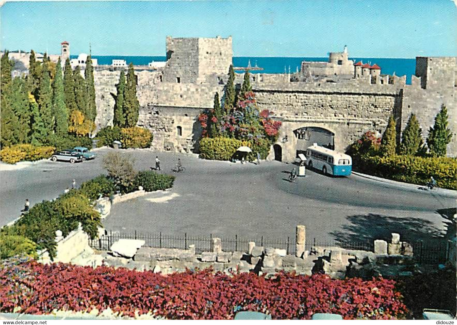 Grèce - Ile De Rhodes - Rodos - Rhodes - La Porte De La Liberté - Automobiles - Bus - Carte Neuve - CPM - Voir Scans Rec - Grecia