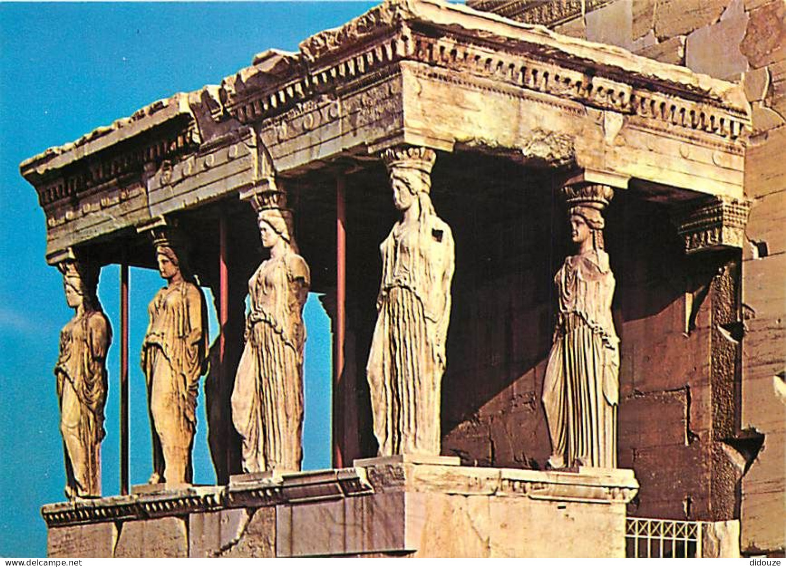 Grèce - Athènes - Athína - L'Acropole - Le Portique Des Caryatides - Carte Neuve - CPM - Voir Scans Recto-Verso - Grèce