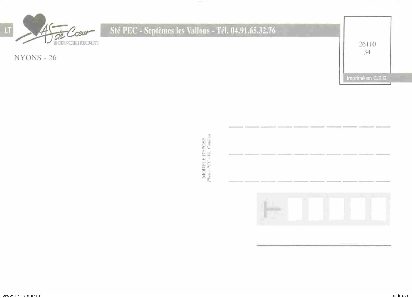 26 - Nyons - Le Pont Roman Sur L'Aygues - CPM - Carte Neuve - Voir Scans Recto-Verso - Nyons