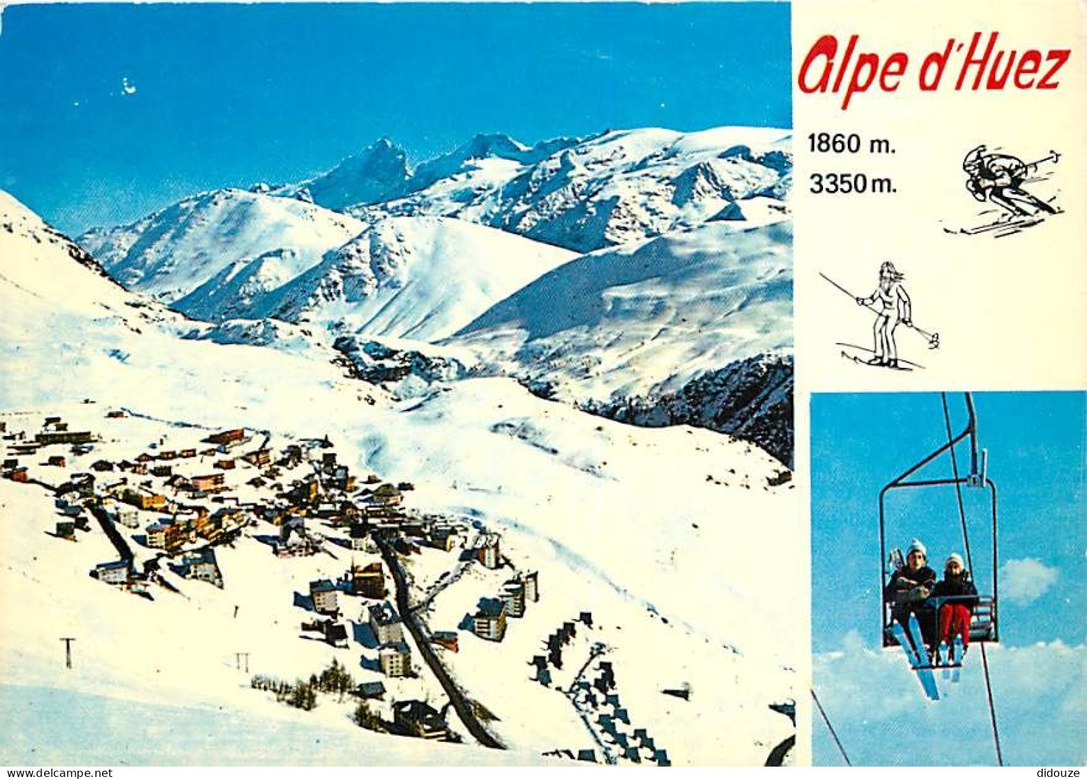 38 - Alpe D'Huez - Multivues - Hiver - Neige - CPM - Voir Scans Recto-Verso - Altri & Non Classificati