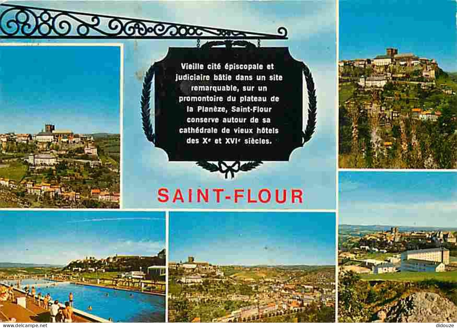 15 - Saint Flour - Multivues - Piscine - CPM - Voir Scans Recto-Verso - Saint Flour