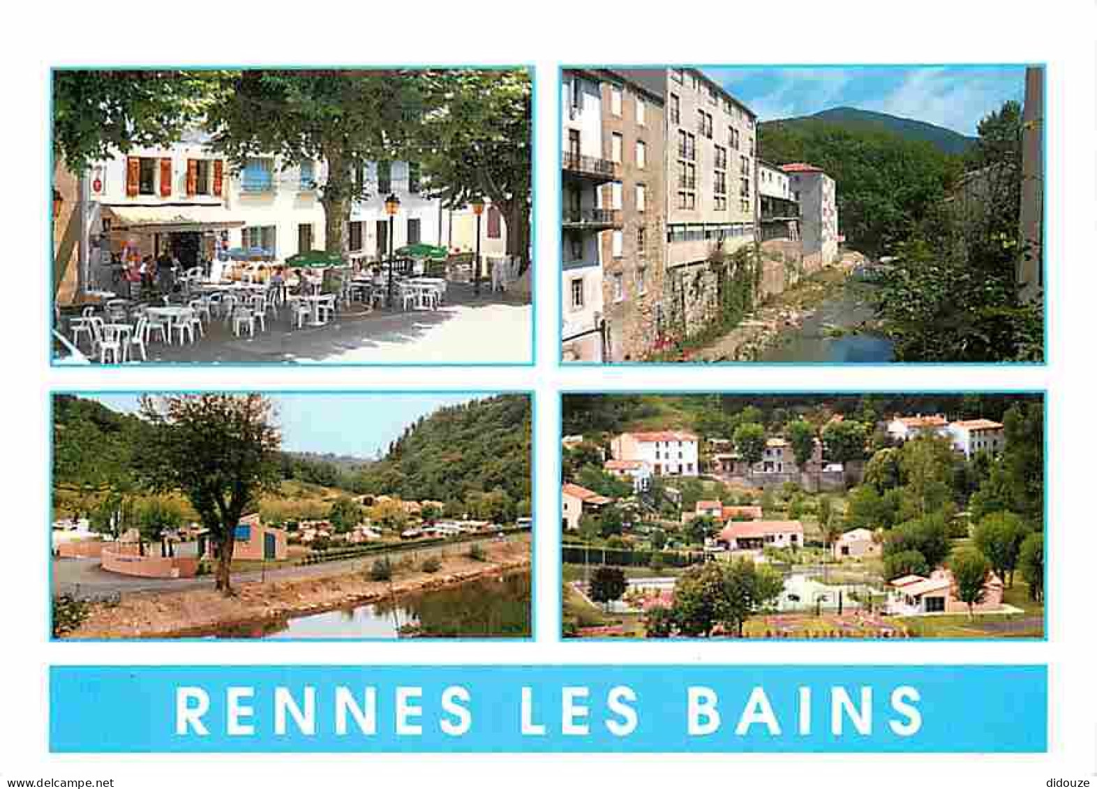 11 - Rennes Les Bains - Multivues - Flamme Postale De Rennes Les Bains - CPM - Voir Scans Recto-Verso - Autres & Non Classés