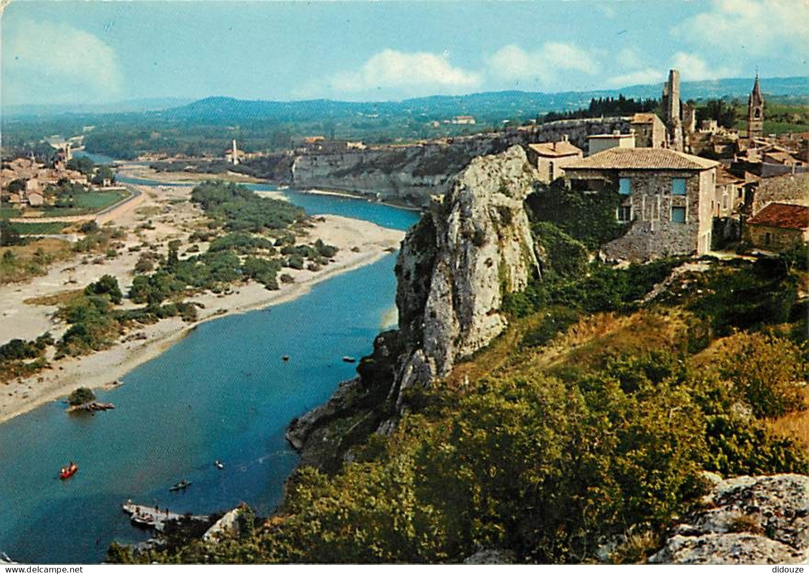 07 - Saint Martin D'Ardèche - Sortie Des Gorges Au Pittoresque Village D'Aiguèze - Au Fond, à Gauche, Saint Martin - CPM - Autres & Non Classés