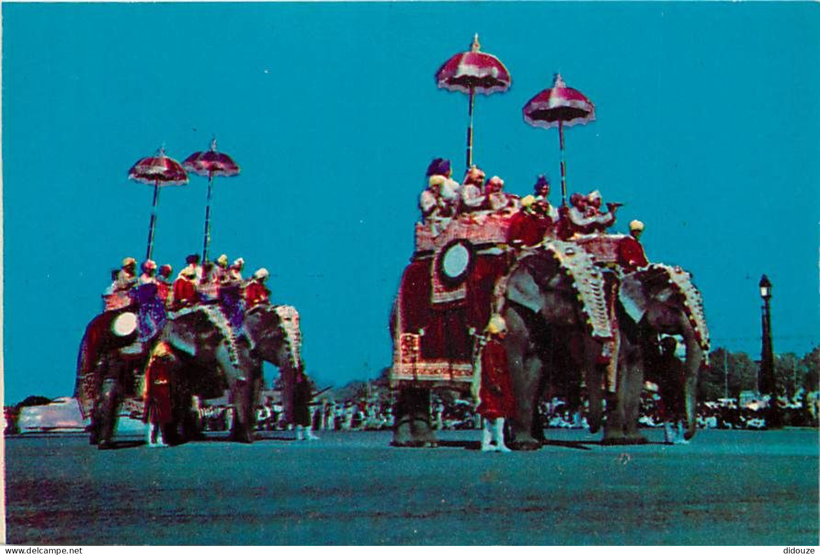 Animaux - Eléphants - Inde - India - New Delhi - Republic Day Parade - CPM - Voir Scans Recto-Verso - Elephants