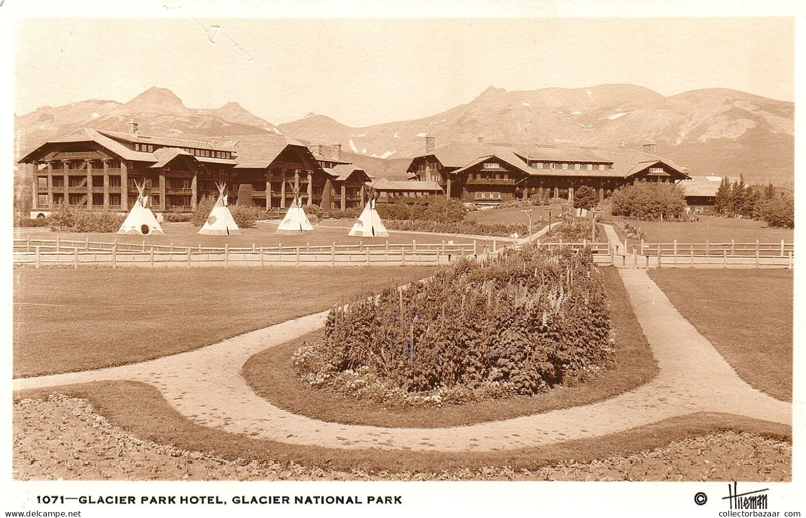 United States Glacier Park Hotel Glacier National Park Real Photo Vintage Postcard - Autres & Non Classés