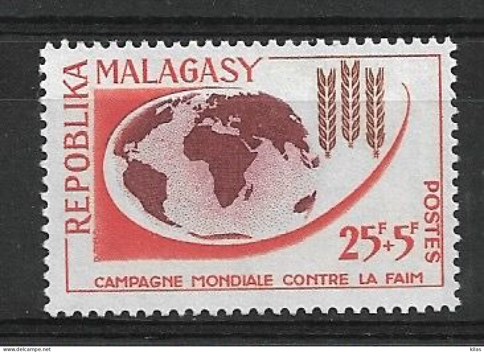 MADAGASCAR 1963 FREEDOM FROM HUNGER MNH - Alimentación