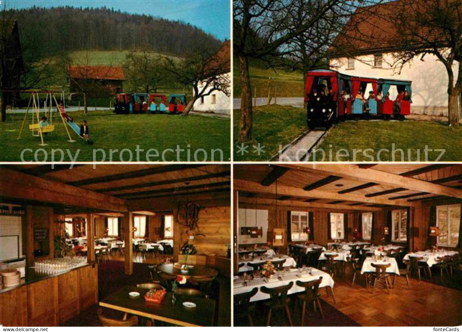 12678137 Tufertschwil Luetisburg Gasthaus Roessli Mit Kinderspielplatz Gastraeum - Andere & Zonder Classificatie