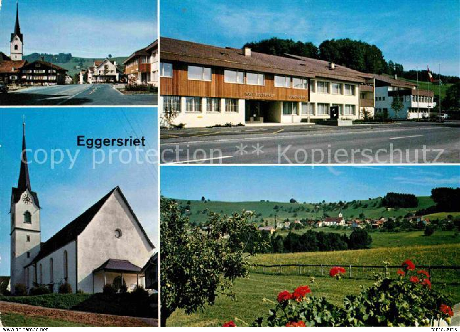 12678117 Eggersriet Ortsmotive Kirche Eggersriet - Andere & Zonder Classificatie