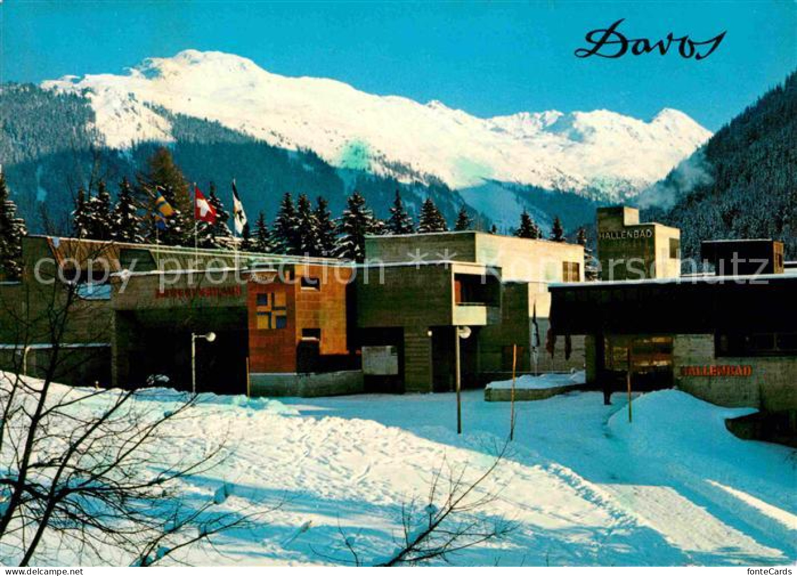 12678059 Davos GR Kongresshaus Davos Mit Hallenbad Davos - Autres & Non Classés