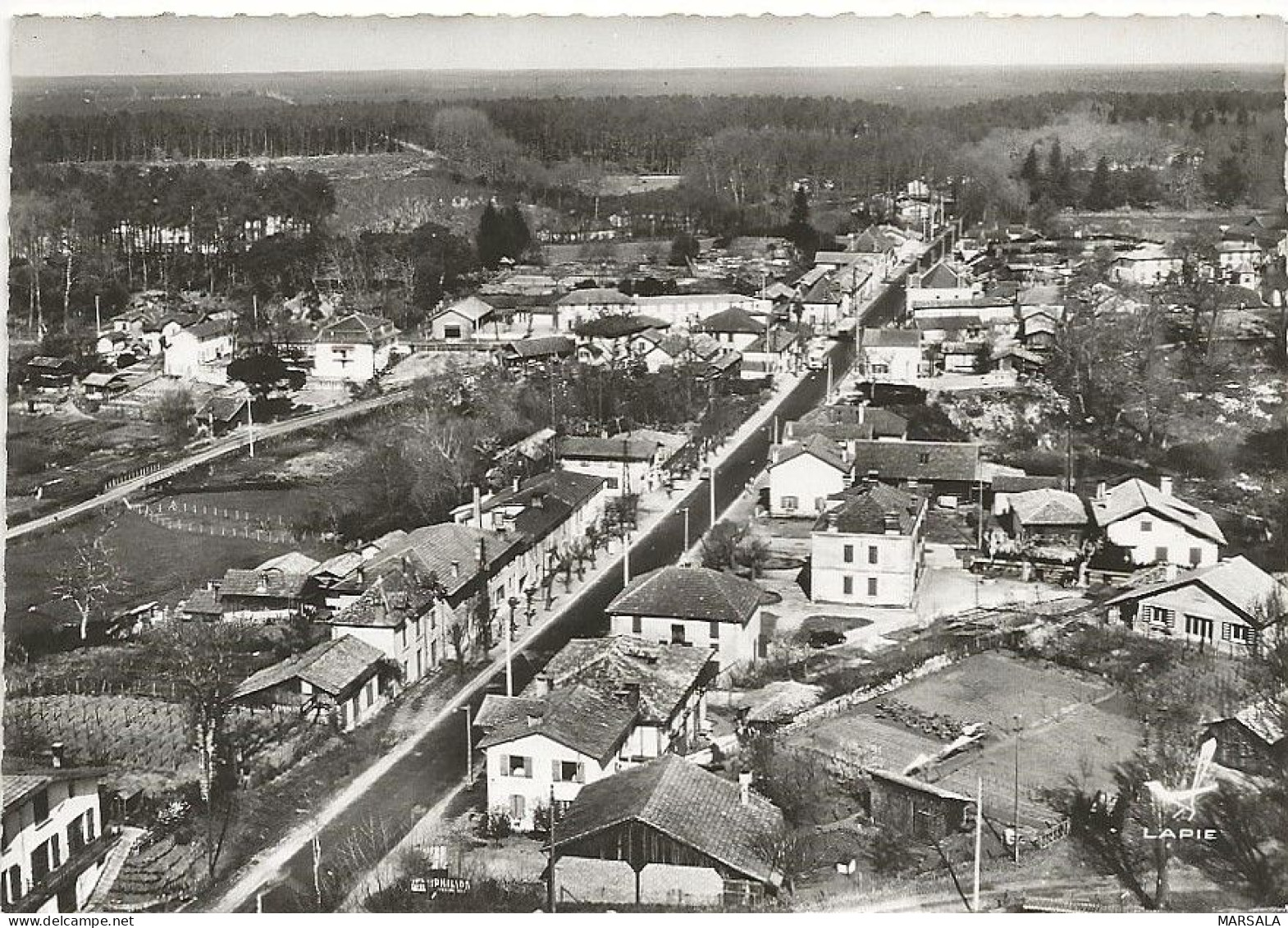 CPSM  Castets Des Landes Vue Générale - Castets