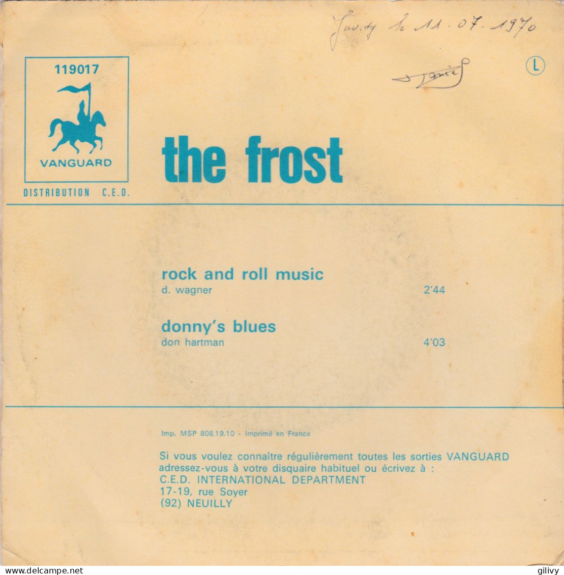 The FROST : " Rock & Roll Music " - Rock