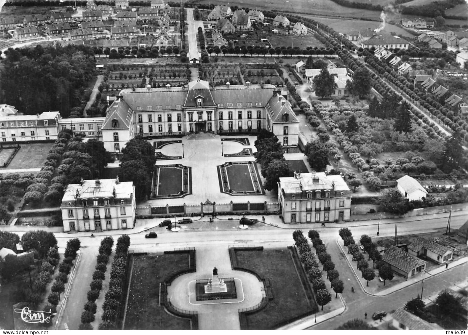 Le Creusot Vue Aérienne Cim Hôtel Dieu - Le Creusot