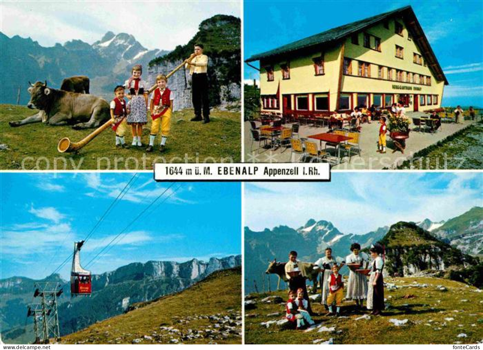 12677357 Ebenalp Appenzell Seilbahn Saentis Alphoerner Ebenalp - Otros & Sin Clasificación