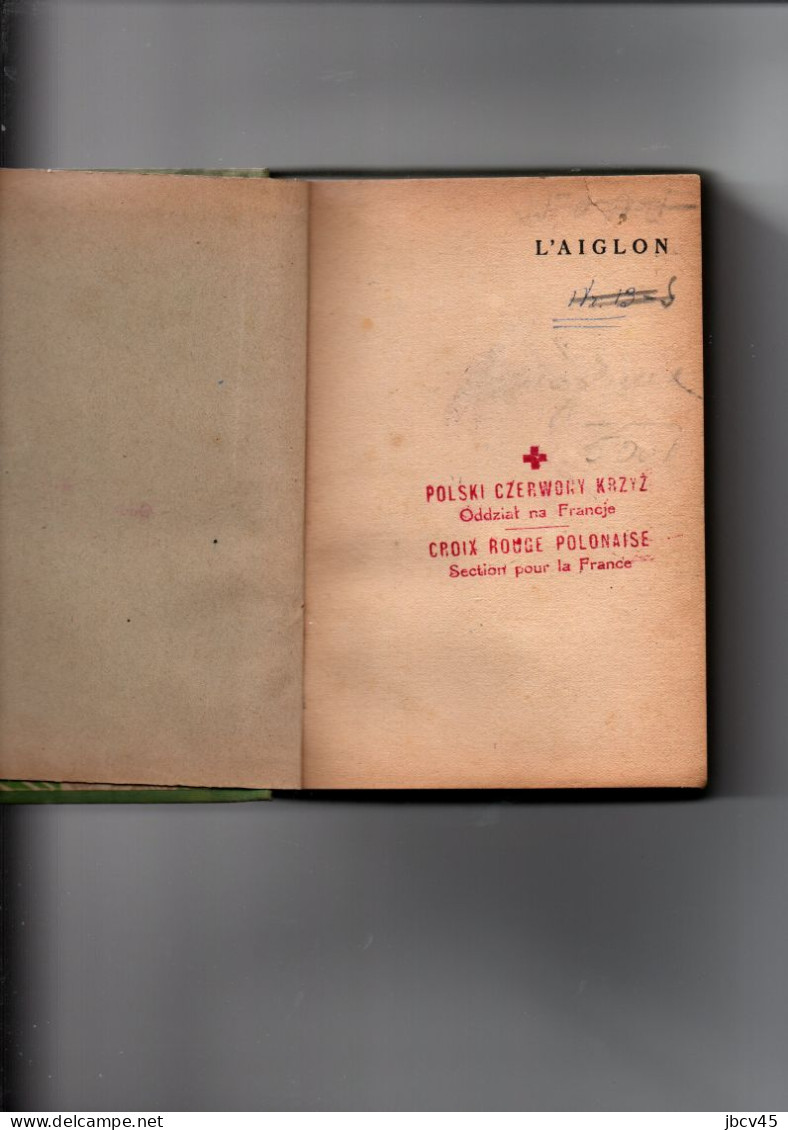 L AIGLON  Edmond Rostand Bibliotheque Verte - Historisch