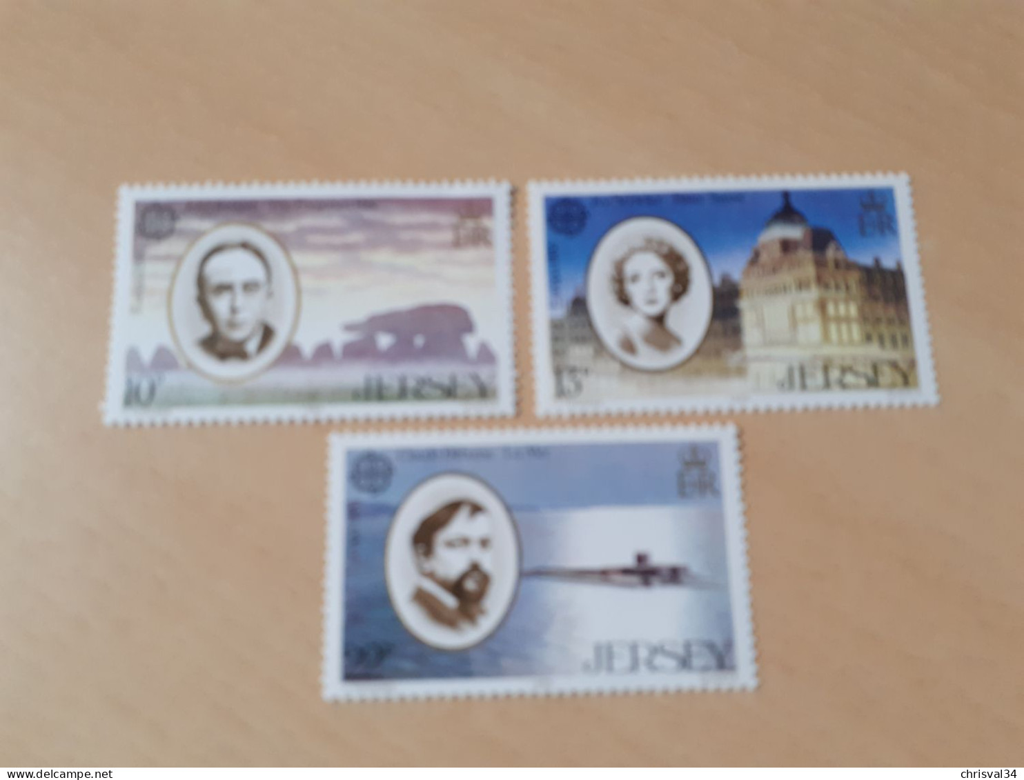 TIMBRES   JERSEY   ANNEE   1985   N  341  A  343   NEUFS   LUXE** - Jersey