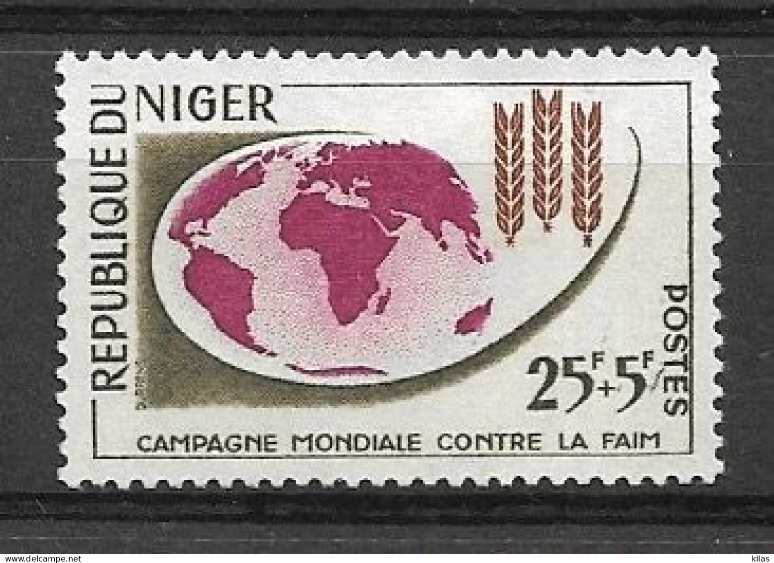 NIGER 1963 FREEDOM FROM HUNGER MNH - Alimentación