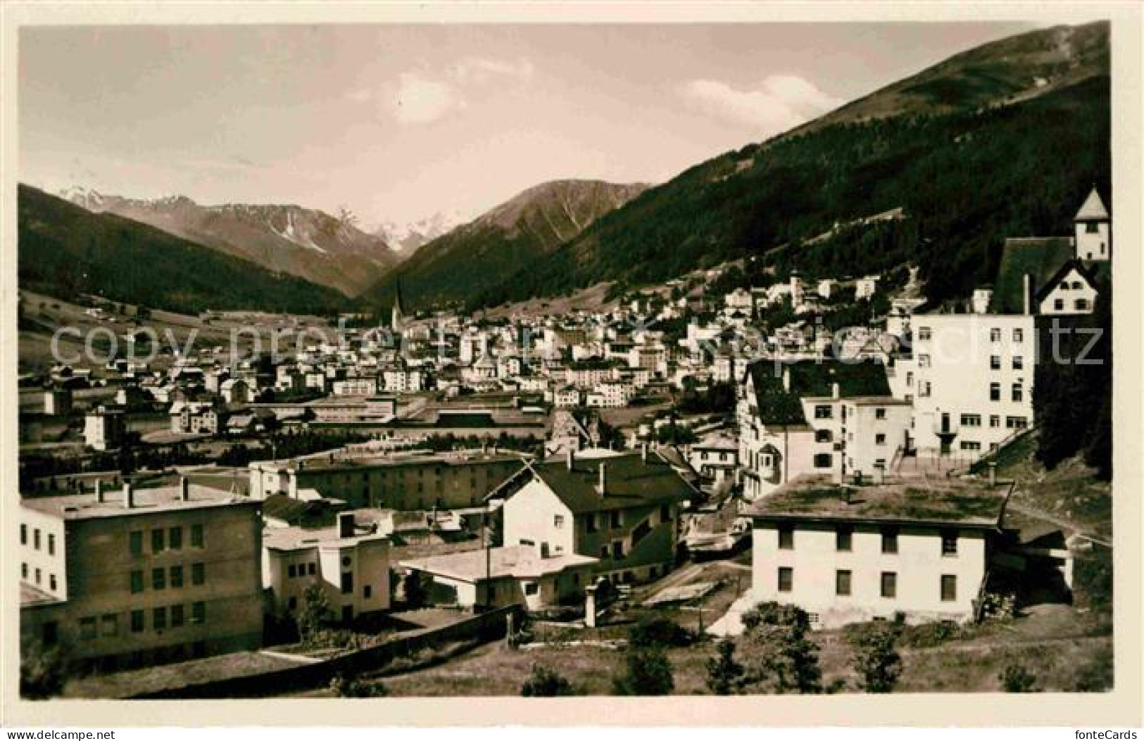 12671577 Davos Platz GR Gesamtansicht Mit Alpenpanorama Davos - Sonstige & Ohne Zuordnung