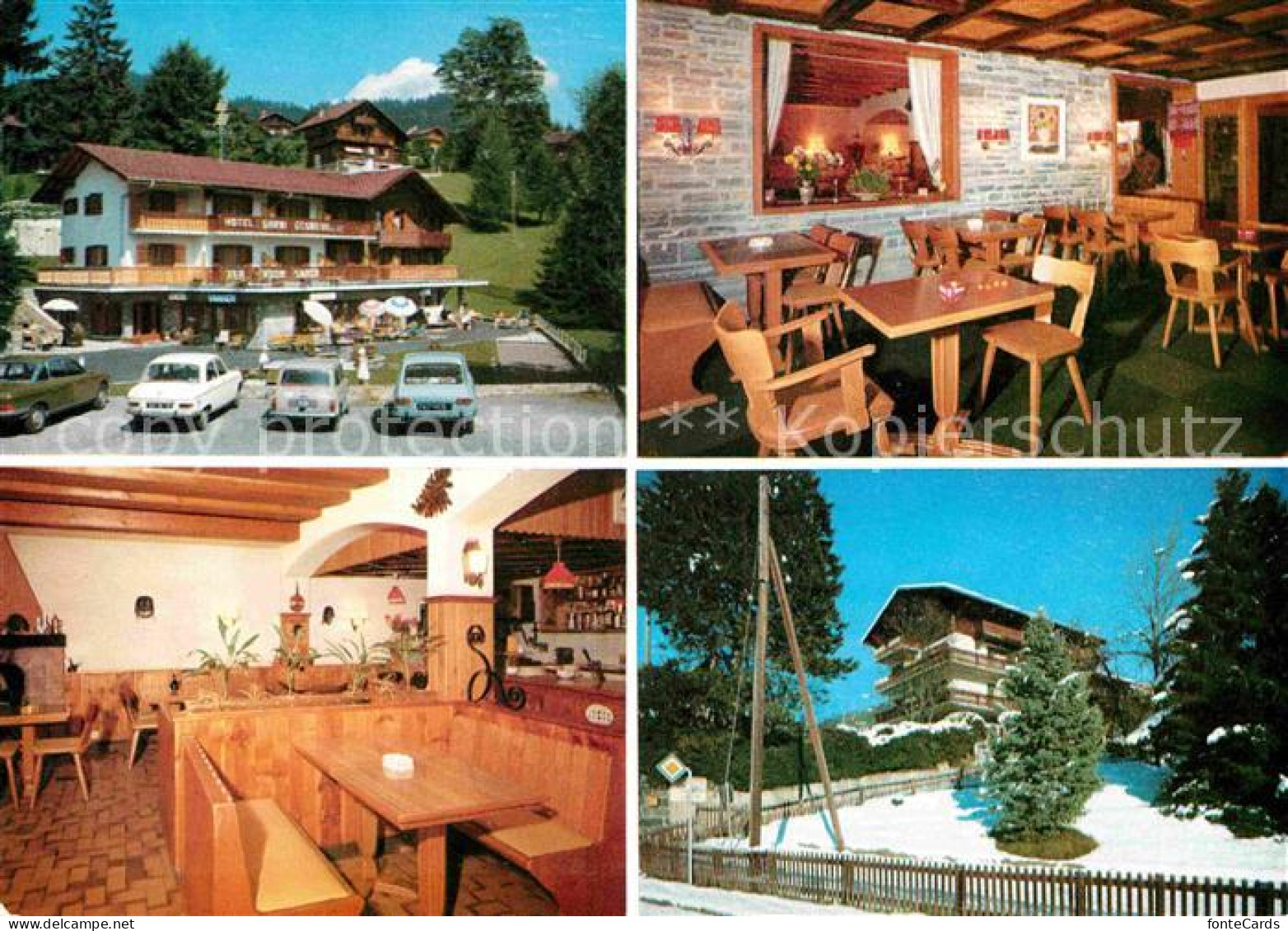 12668737 Villars VD Ollon Hotel Garni Ecureuil Restaurant Villars VD - Andere & Zonder Classificatie