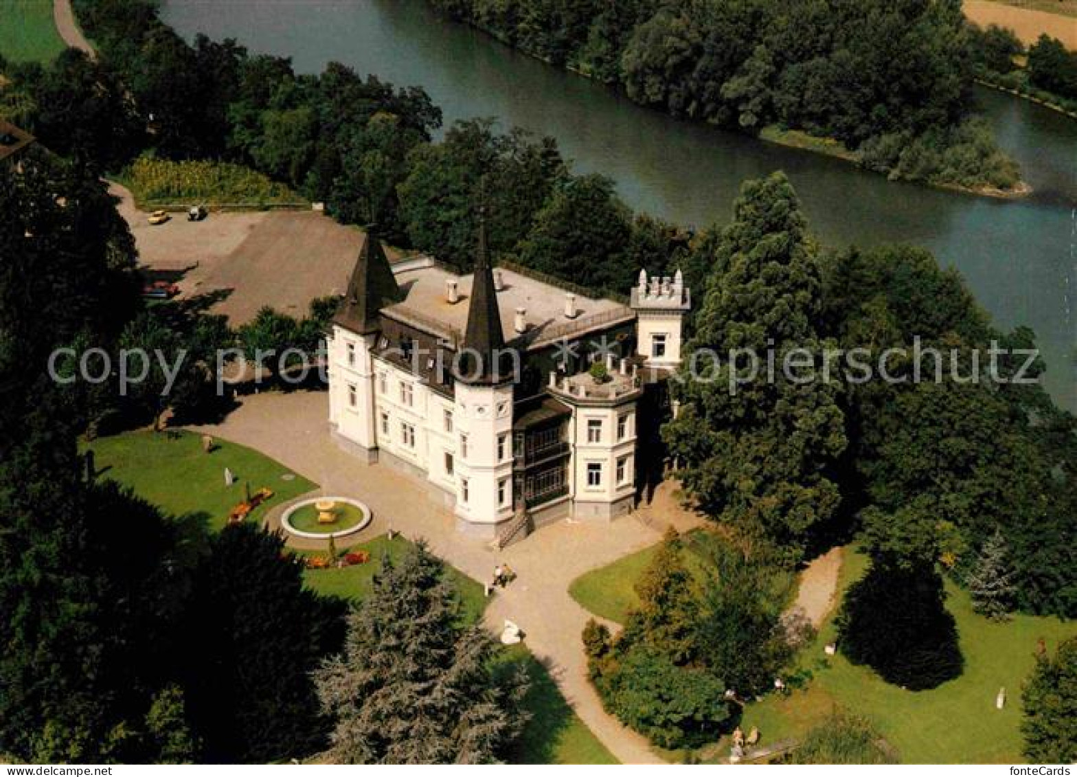 12668687 Bad Zurzach Fliegeraufnahme August Deusser Museum Bad Zurzach - Andere & Zonder Classificatie