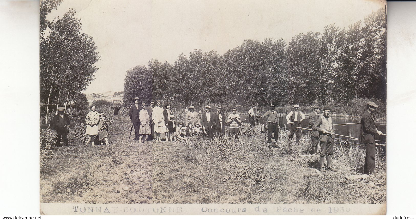 TONNAY BOUTONNE    CONCOURS DE PECHE DE 1930 - Andere & Zonder Classificatie