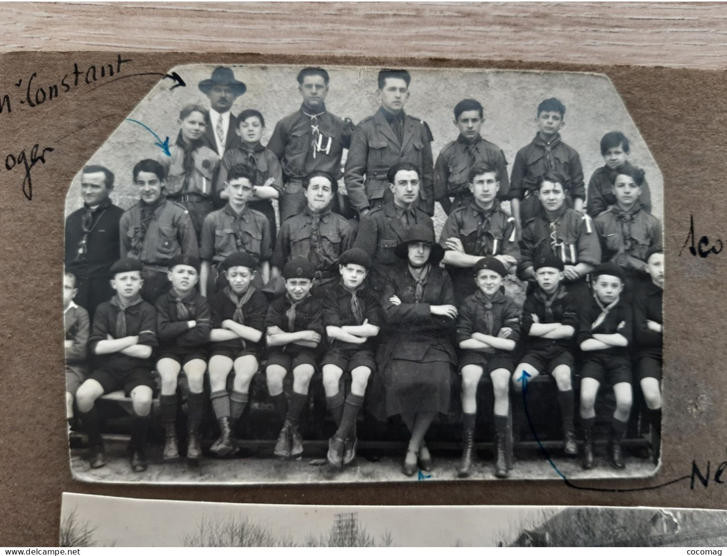 AGEN SCOUTS MR CONSTANT VOIR CARTE SEDAN  1922 ENFANT ROGER  SUR LA PHOTO LIEN ALEXANDRE MILITAIRE  PHOTOS 1926 LOURDES - Europe