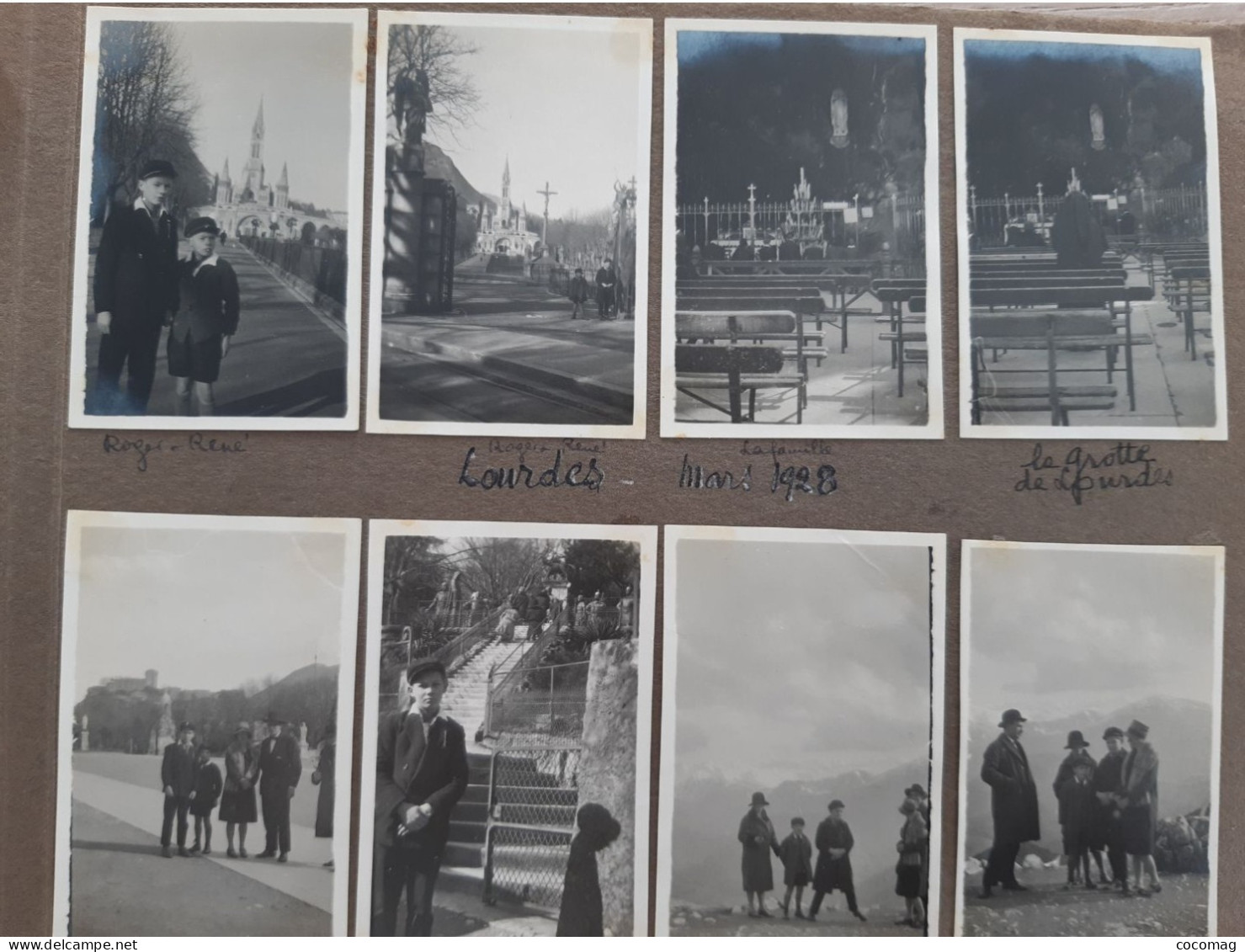 AGEN SCOUTS MR CONSTANT VOIR CARTE SEDAN  1922 ENFANT ROGER  SUR LA PHOTO LIEN ALEXANDRE MILITAIRE  PHOTOS 1926 LOURDES - Europa