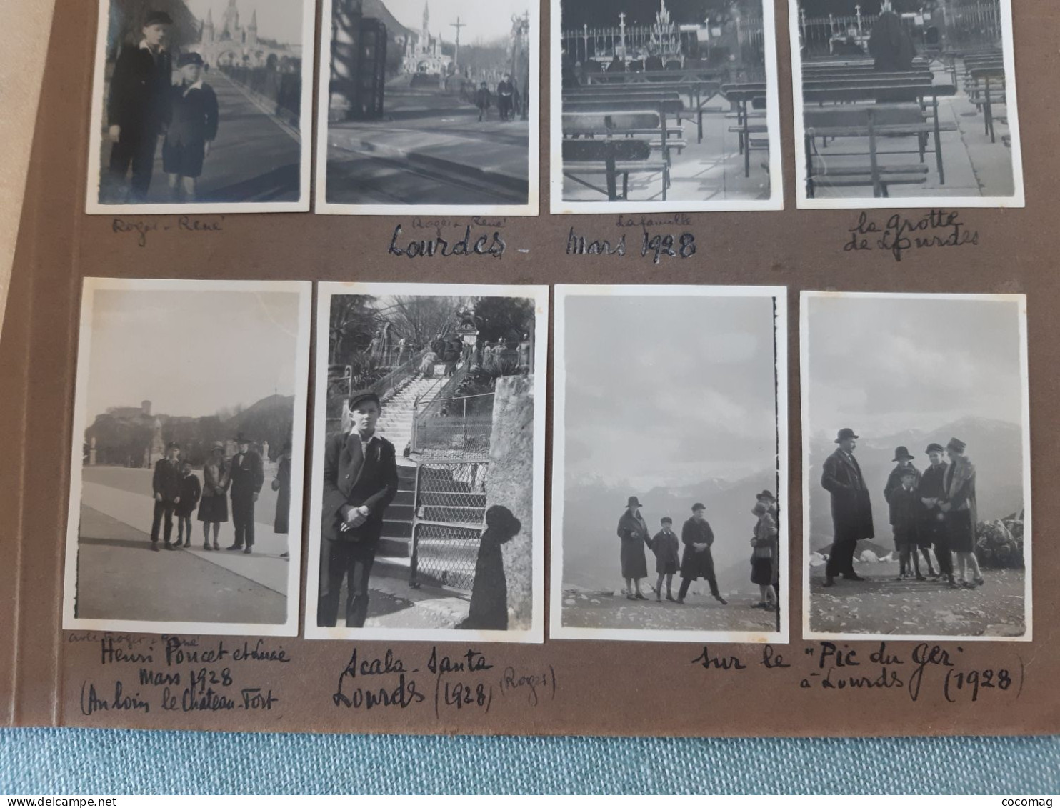 AGEN SCOUTS MR CONSTANT VOIR CARTE SEDAN  1922 ENFANT ROGER  SUR LA PHOTO LIEN ALEXANDRE MILITAIRE  PHOTOS 1926 LOURDES - Europe