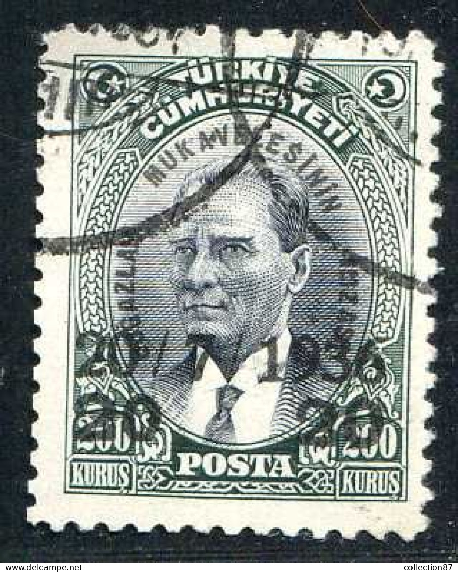 REF093 > TURQUIE < Yv N° 876 Ø < Oblitéré Dos Visible - Used Ø  -- Turkey - Used Stamps