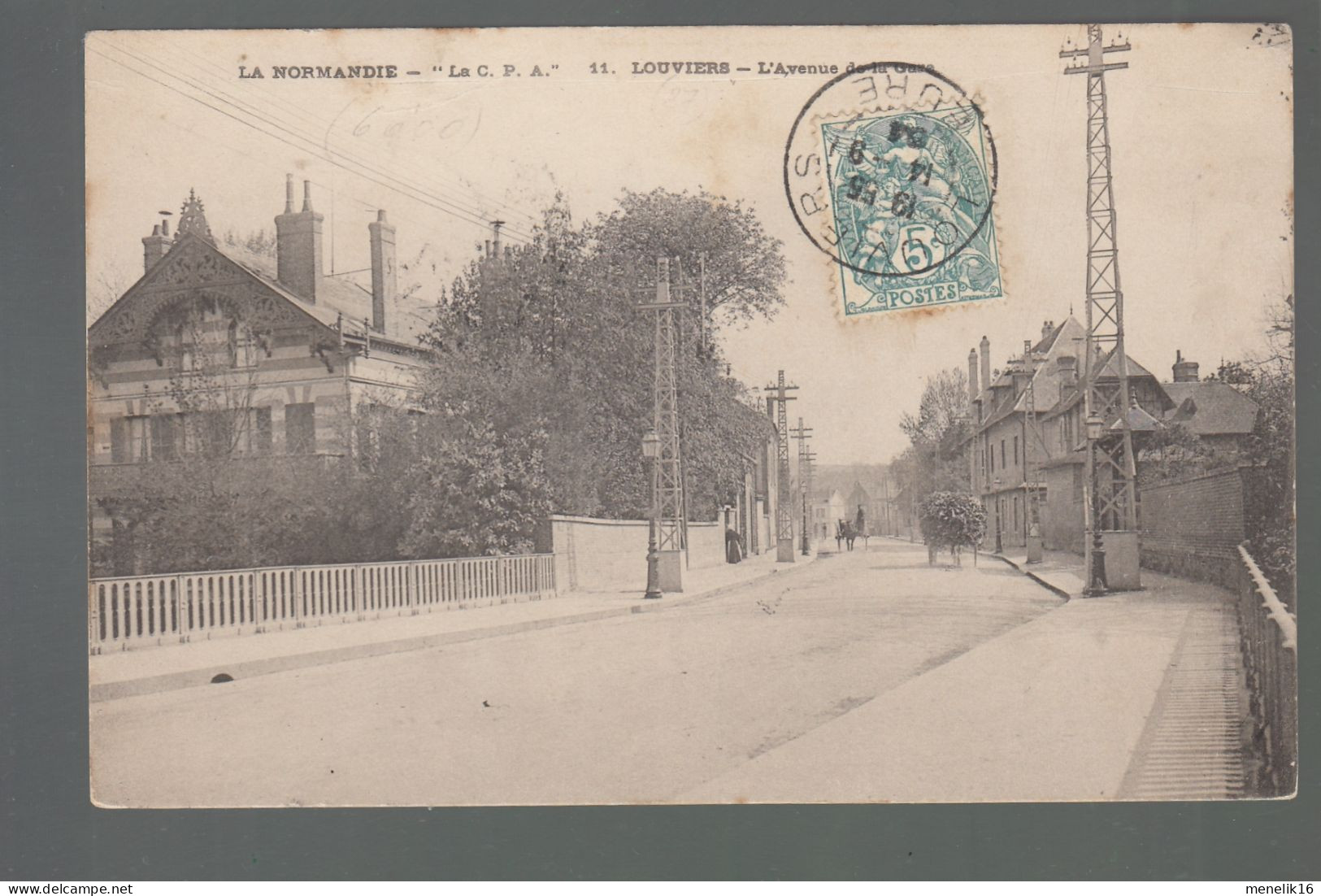 CP - 27 - Louviers - Avenue De La Gare - Louviers