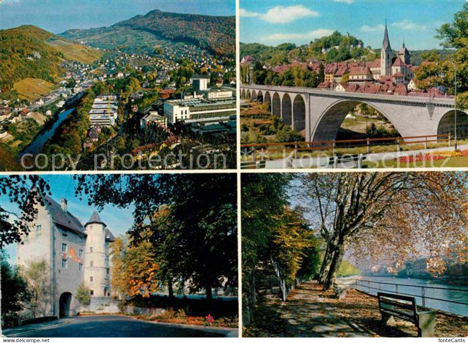 12661297 Baden AG Panorama Viadukt Tor Promenade Baden - Autres & Non Classés