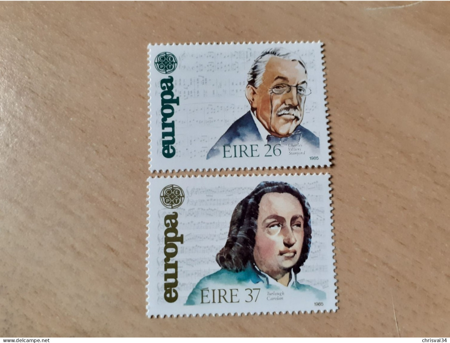 TIMBRES   IRLANDE   ANNEE   1985   N  566  /  567   NEUFS   LUXE** - Unused Stamps