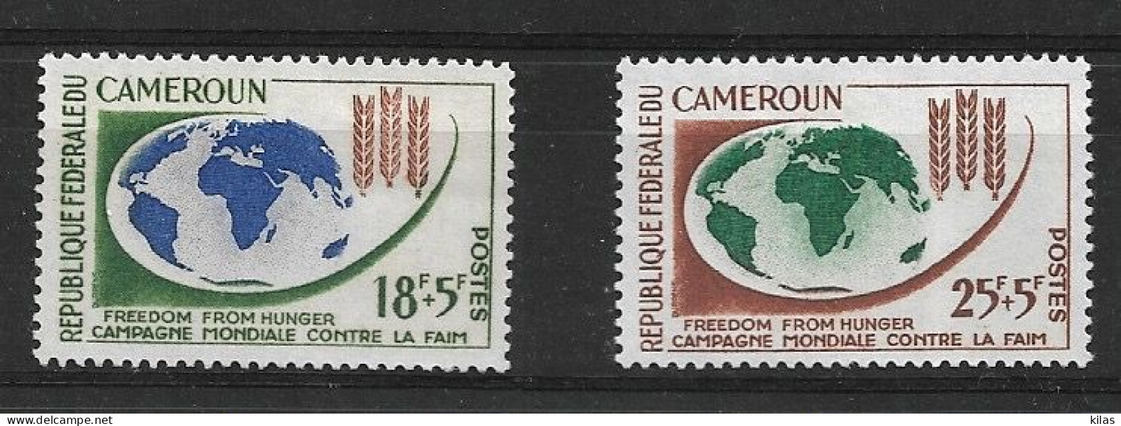CAMEROON 1963 FREEDOM FROM HUNGER MNH - Alimentación