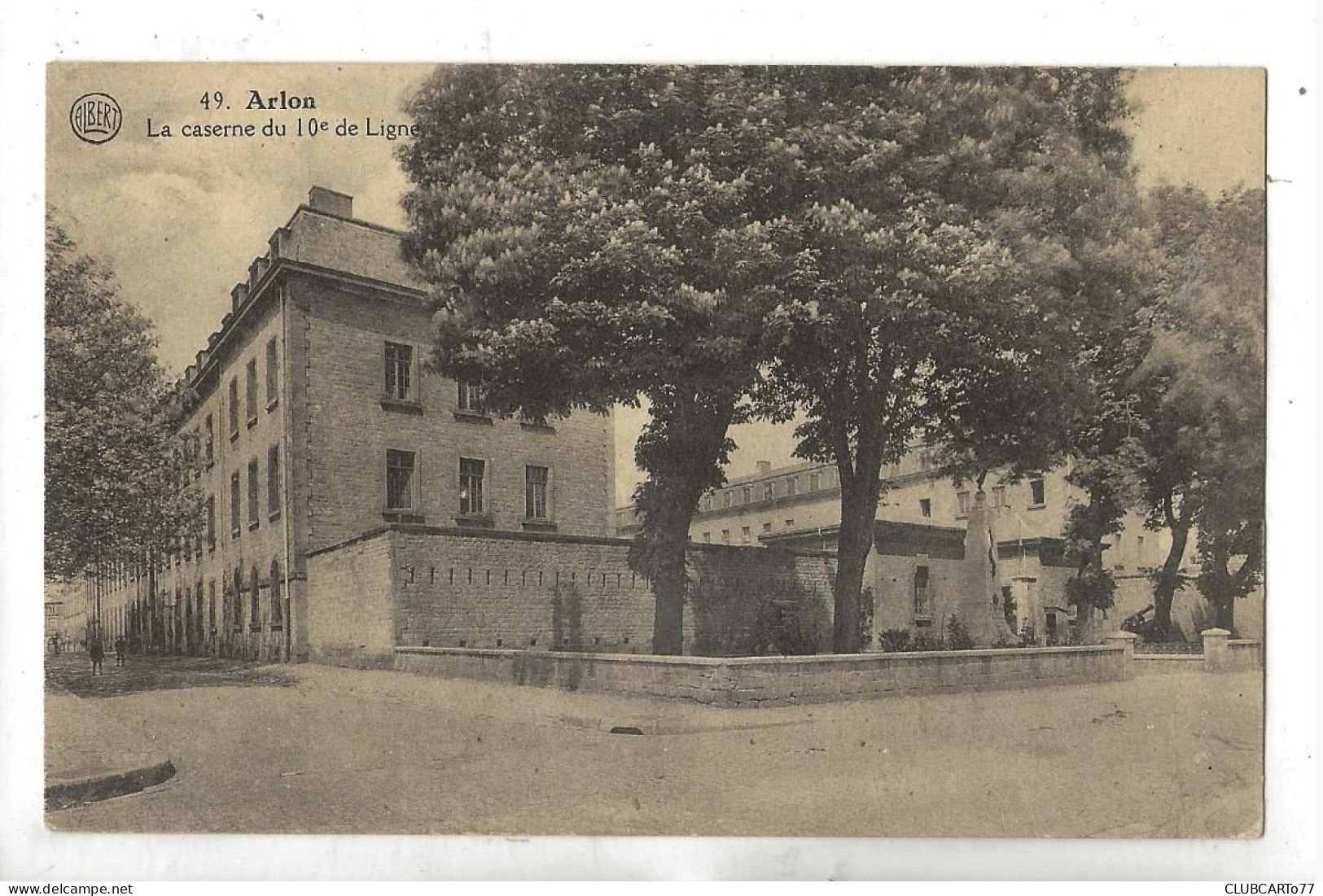 Arlon (Belgique, Luxembourg) : L'entrée De La Caserne Du 10ème De Ligne En 1910 (animé) PF - Arlon