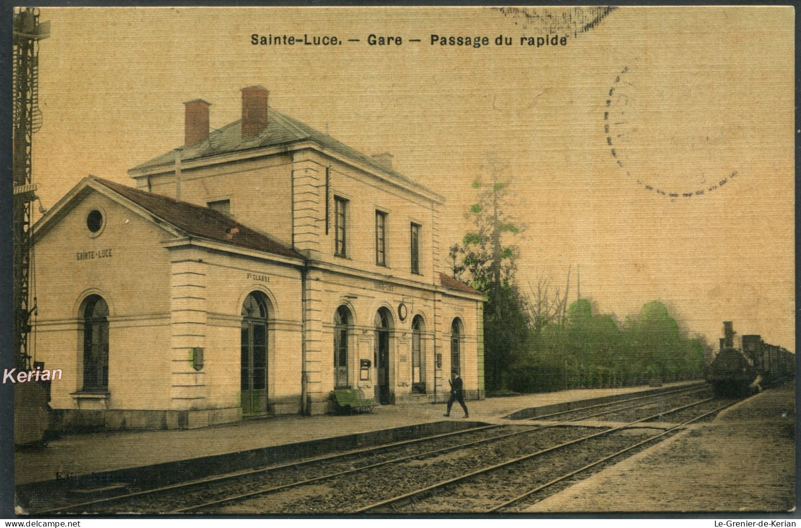 Sainte-Luce - Gare - Passage Du Rapide - Toilée Color - Voir 2 Scans & Descriptif - Andere & Zonder Classificatie