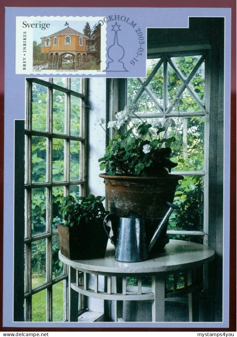 Mk Sweden Maximum Card 2003 MiNr 2358 | Garden Follies. Raised Folly #max-0067 - Maximum Cards & Covers